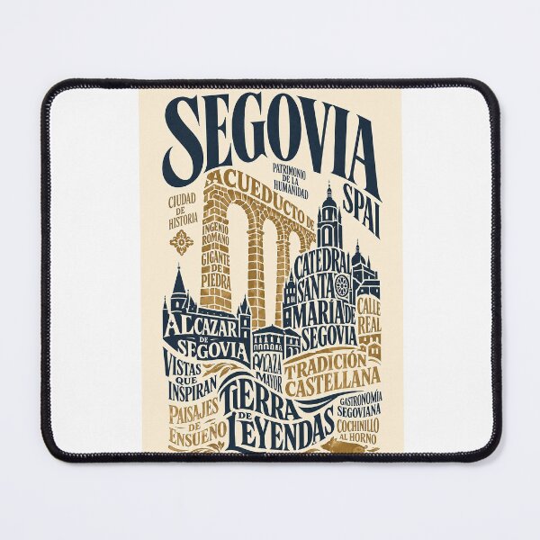 Item preview, Segovia Aqueduct Cathedral Alcázar Castilla y León Spain Heritage designed and sold by Aryabek.
