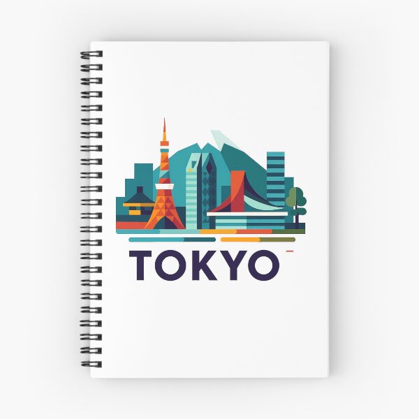Item preview, Tokyo Japan Travel Souvenir - Tokyo Tower & Modern Skyline Art designed and sold by OzzFrequency.