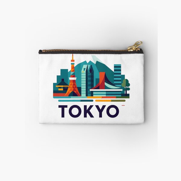 Item preview, Tokyo Japan Travel Souvenir - Tokyo Tower & Modern Skyline Art designed and sold by OzzFrequency.