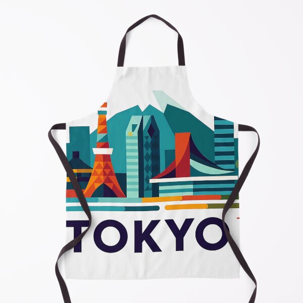 Item preview, Tokyo Japan Travel Souvenir - Tokyo Tower & Modern Skyline Art designed and sold by OzzFrequency.