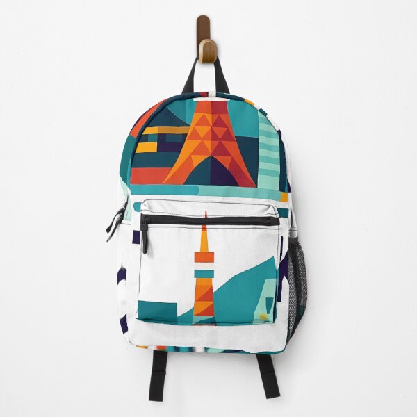 Item preview, Tokyo Japan Travel Souvenir - Tokyo Tower & Modern Skyline Art designed and sold by OzzFrequency.