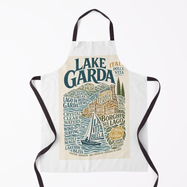 Item preview, Lake Garda Monte Baldo Malcesine Italian Lakes Veneto Lombardy designed and sold by Aryabek.