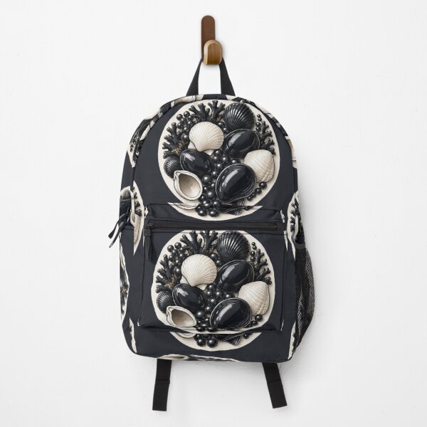 Item preview, Obsidian Seashells – Dark Botanical Collection designed and sold by Roberta Calabrese.
