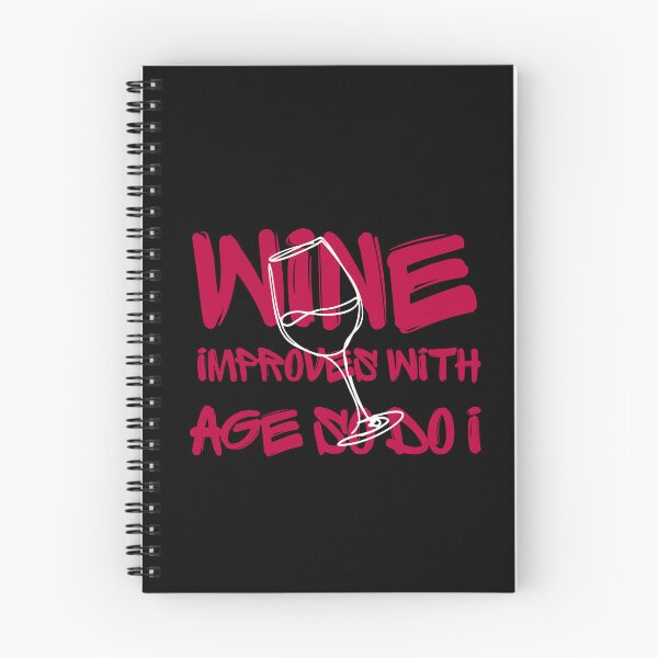 Item preview, Wine Improves with Age So Do I | Funny Wine Lover Birthday Shirt designed and sold by luckyhue.