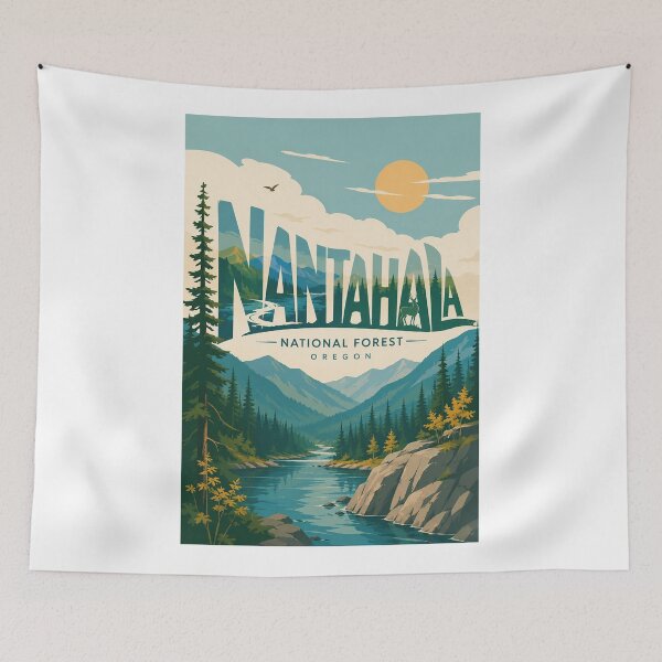 Item preview, Nantahala National Forest Oregon Cascade Range North Umpqua River designed and sold by Aryabek.