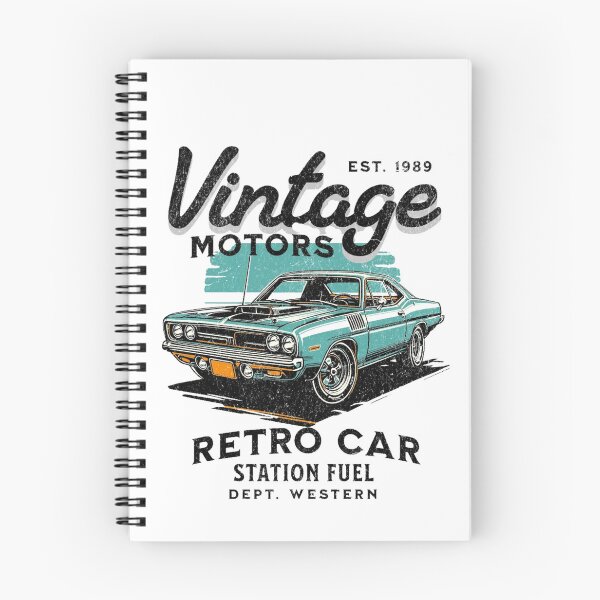 Item preview, Vintage Motors Retro Muscle Car Garage Emblem Design designed and sold by PrimeRacer.