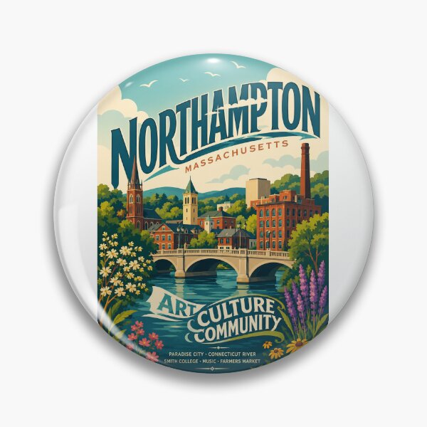 Item preview, Northampton Massachusetts Connecticut River Paradise City New England designed and sold by Aryabek.