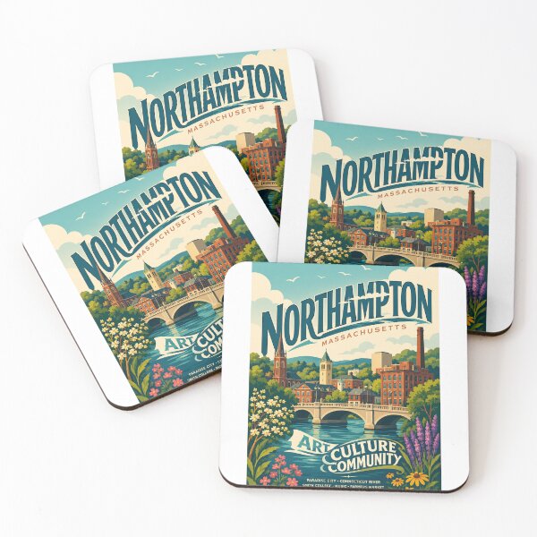 Item preview, Northampton Massachusetts Connecticut River Paradise City New England designed and sold by Aryabek.