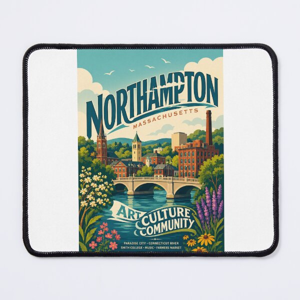 Item preview, Northampton Massachusetts Connecticut River Paradise City New England designed and sold by Aryabek.