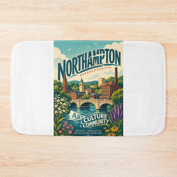 Item preview, Northampton Massachusetts Connecticut River Paradise City New England designed and sold by Aryabek.