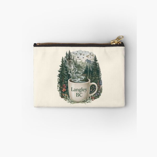 Item preview, Langley BC - River Forest Vintage Nature Illustration designed and sold by JessArty ⭐⭐⭐⭐⭐.