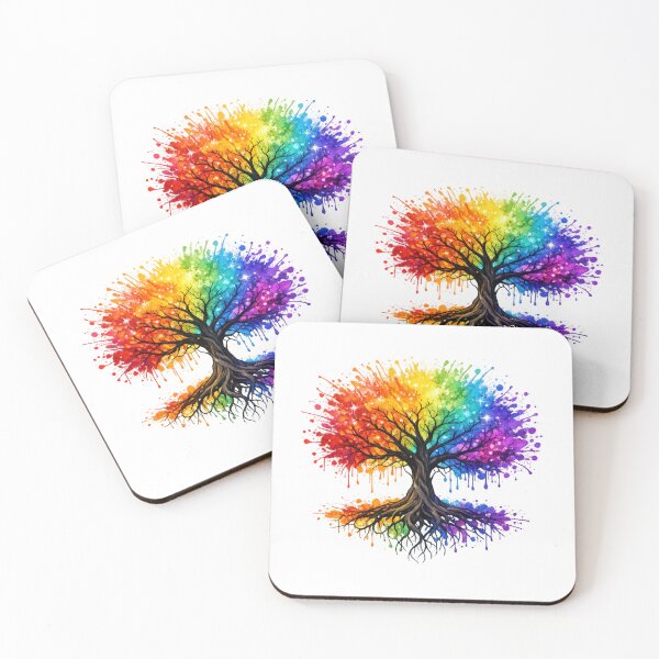 Item preview, Color Explosion Tree of Life designed and sold by PeterPunkt.