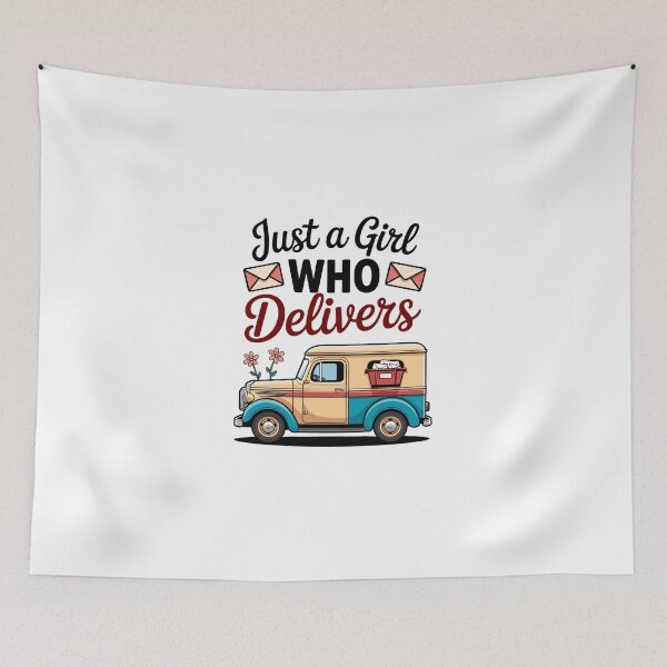 Item preview, Just a Girl Who Delivers designed and sold by jkrphoto.