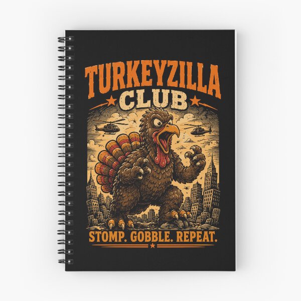 Item preview, Turkeyzilla Club Stomp Gobble Repeat Funny Thanksgiving Monster Holiday designed and sold by markymaarty.