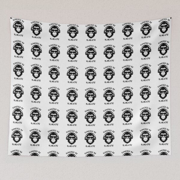 Item preview, Powered By Playlists | Music Lover Typography Sticker & T-Shirt designed and sold by Dream Vibe.