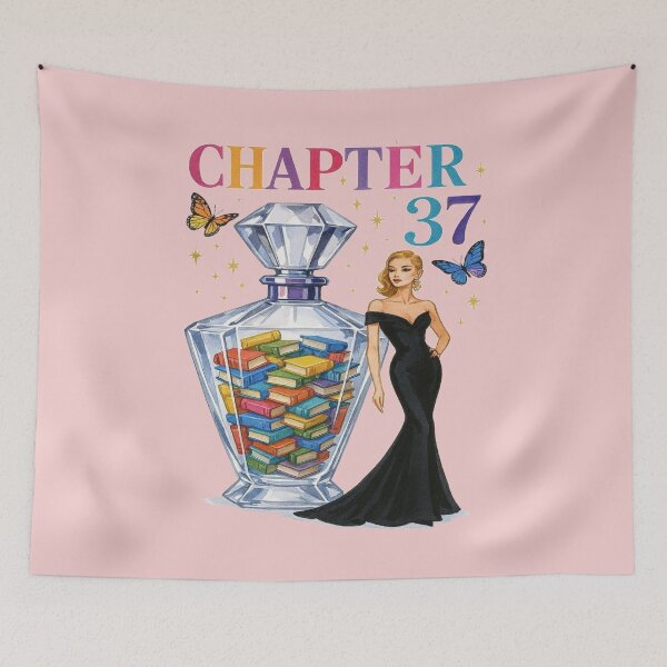 Item preview, Chapter 37 Bookish Perfume Bottle Fantasy Design designed and sold by BookedAndDesign.