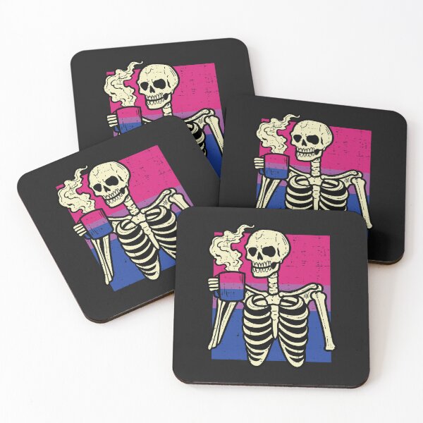 Item preview, Bi Pride Skeleton Coffee Bisexual Bisexuality LGBT Women Comfort Colors designed and sold by FrankIsabel.