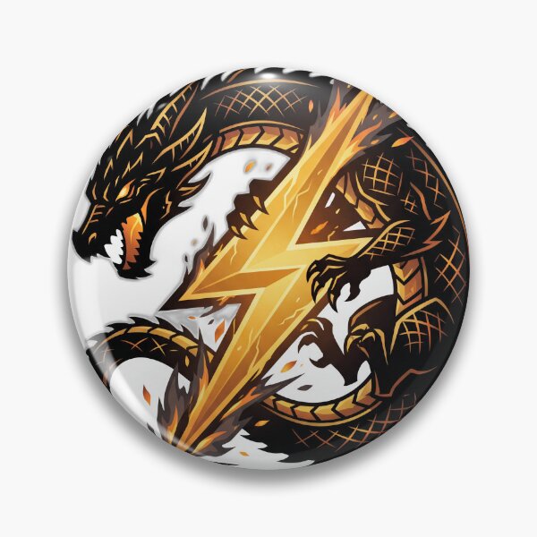 Item preview, Dragon Rider Academy Black Dragon And Lightning designed and sold by ryanguas.