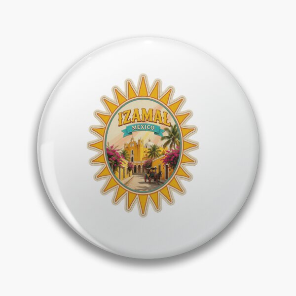 Item preview, Izamal Mexico Golden City Travel Sticker designed and sold by Imaginarium of Chaos falcon88 .