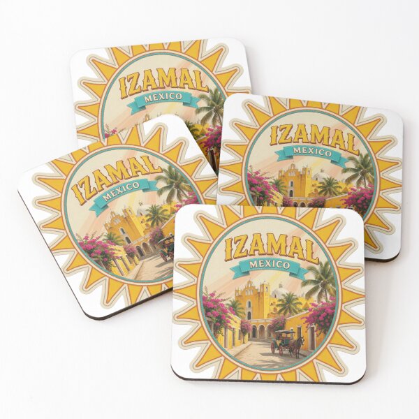 Item preview, Izamal Mexico Golden City Travel Sticker designed and sold by Imaginarium of Chaos falcon88 .