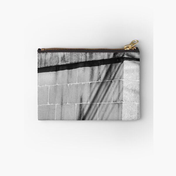 Item preview, Black And White Stone Wall Corner With Spherical Finial And Diagonal Shadow Lines, Minimal Architecture designed and sold by Nmallia.