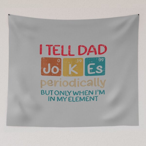 Item preview, I Tell Dad Jokes Periodically Funny Fathers Day Science Men designed and sold by ArleneRowe.
