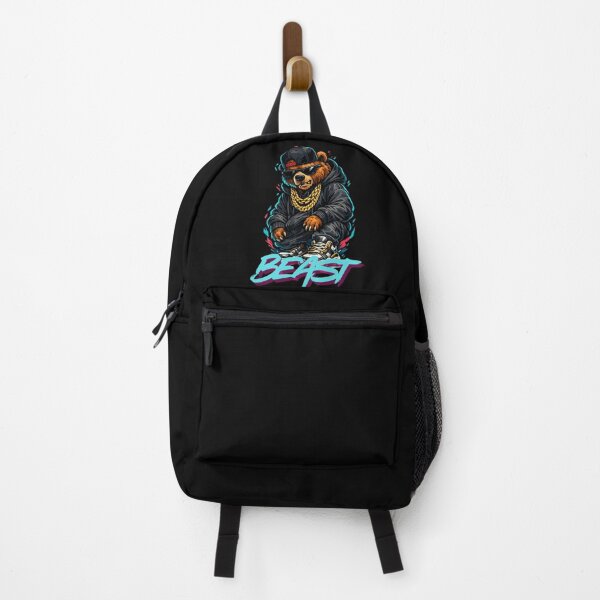 Item preview, Beast Bear Streetwear Hip Hop Graphic Art designed and sold by W&RParadise.