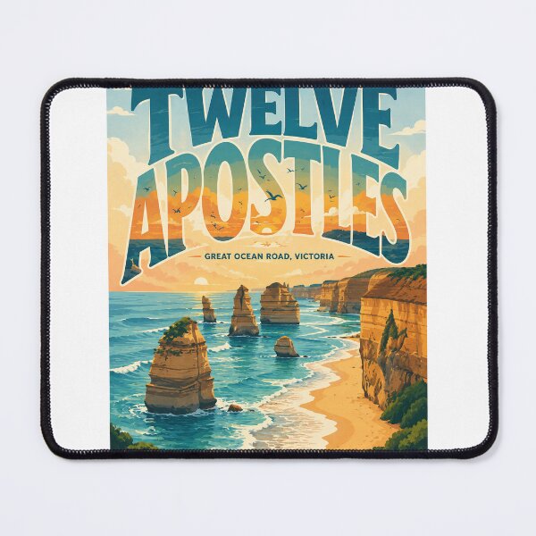 Item preview, Twelve Apostles Great Ocean Road Victoria Limestone Coast Sunset designed and sold by StampMyPassport.