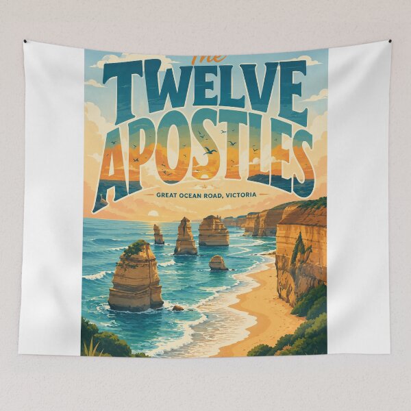 Item preview, Twelve Apostles Great Ocean Road Victoria Limestone Coast Sunset designed and sold by StampMyPassport.