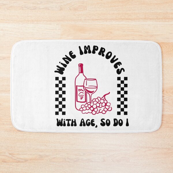 Item preview, Wine Improves with Age So Do I | Funny Wine Lover Birthday Shirt designed and sold by luckyhue.