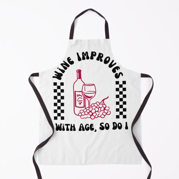 Item preview, Wine Improves with Age So Do I | Funny Wine Lover Birthday Shirt designed and sold by luckyhue.