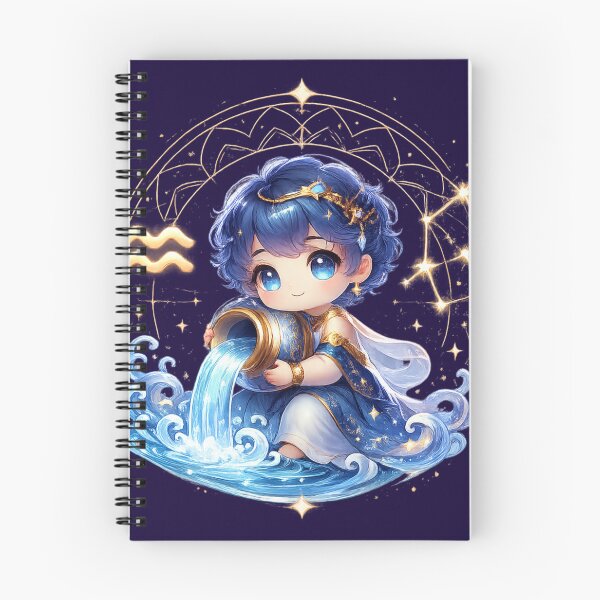 Item preview, NU Aquarius — Cute Celestial Zodiac Mascot designed and sold by NUFADE.
