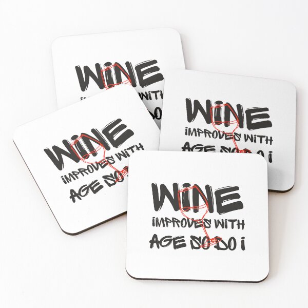 Item preview, Wine Improves with Age So Do I | Funny Wine Lover Birthday Shirt designed and sold by luckyhue.