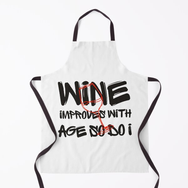 Item preview, Wine Improves with Age So Do I | Funny Wine Lover Birthday Shirt designed and sold by luckyhue.