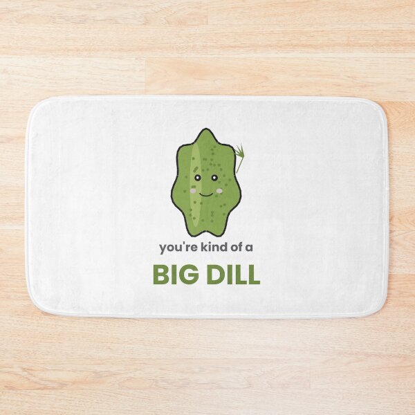 Item preview,  You're Kind Of A Big Dill Funny Pickle Pun Sticker designed and sold by QuirkyCartel.