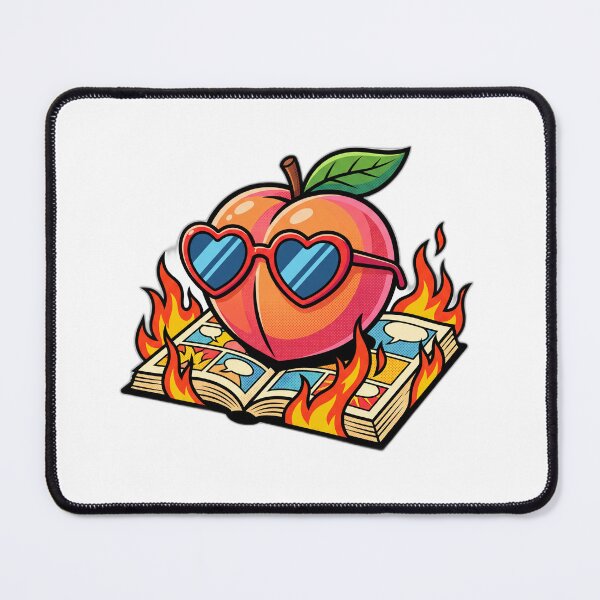 Item preview, Spicy Smut Reader Flaming Peach Book designed and sold by ryanguas.
