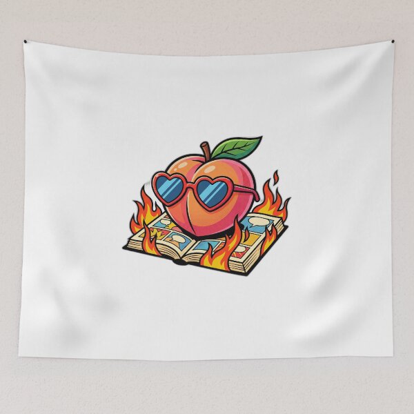 Item preview, Spicy Smut Reader Flaming Peach Book designed and sold by ryanguas.