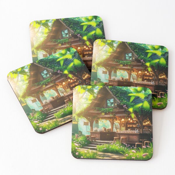 Item preview, Secret Cafe in the Sunlit Woods designed and sold by waiko67-shop.