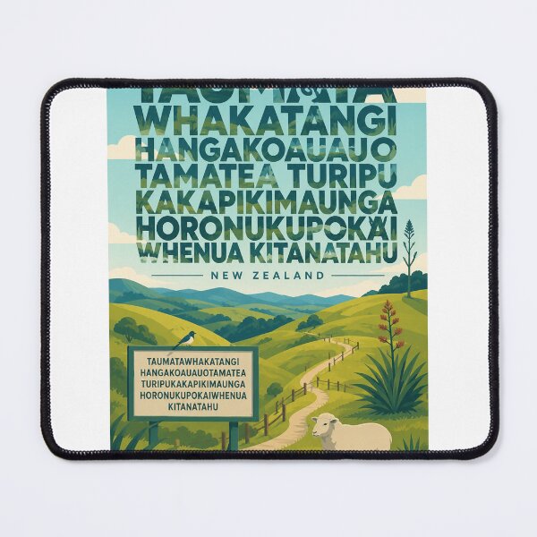 Item preview, Taumatawhakatangihangakoauauotamateaturipukakapikimaungahoronukupokaiwhenuakitanatahu New Zealand designed and sold by StampMyPassport.