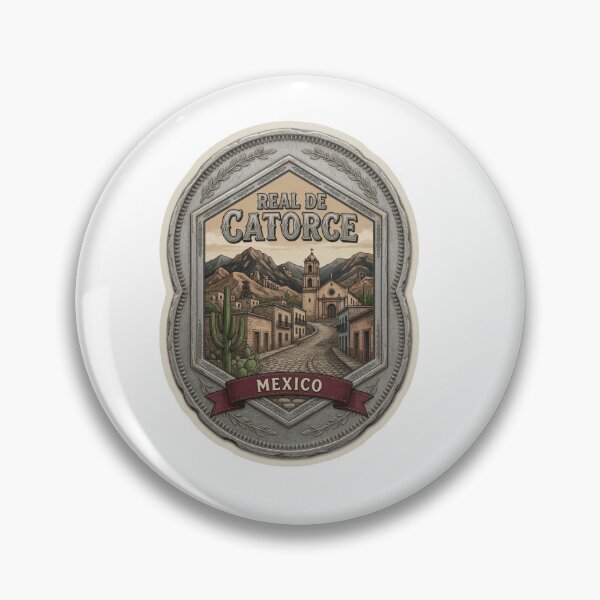 Item preview, Real de Catorce Mexico Historic Travel Sticker designed and sold by Imaginarium of Chaos falcon88 .