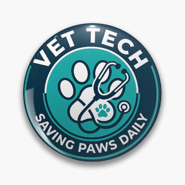 Item preview, Vet Tech Life Badge - Funny Veterinary Technician Gift designed and sold by lionnn.