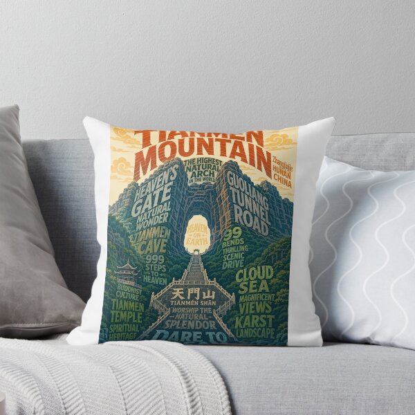 Item preview,  Tianmen Mountain Zhangjiajie Hunan Heavenly Gate China designed and sold by StampMyPassport.