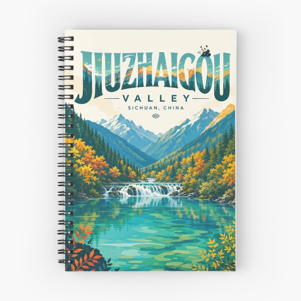 Item preview, Jiuzhaigou Valley Sichuan Minshan Mountains China Scenic Wonder designed and sold by StampMyPassport.
