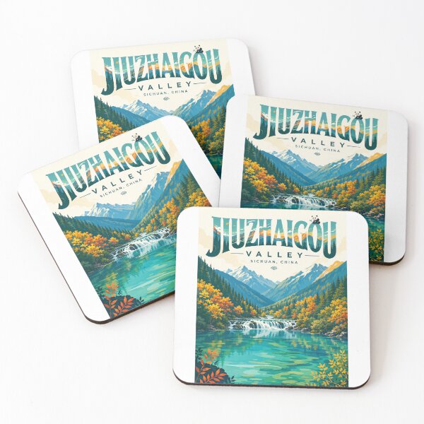Item preview, Jiuzhaigou Valley Sichuan Minshan Mountains China Scenic Wonder designed and sold by StampMyPassport.