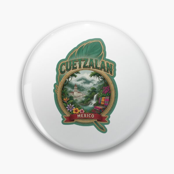 Item preview, Cuetzalan Mexico Mountain Village Sticker designed and sold by Imaginarium of Chaos falcon88 .