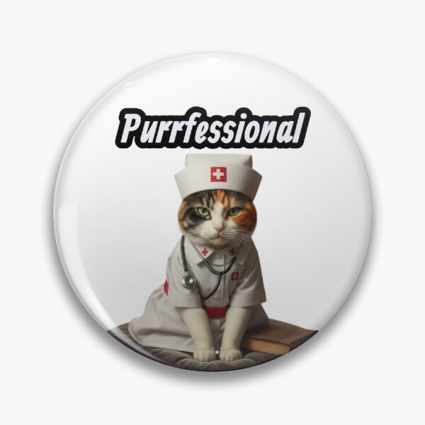 Item preview, Purrfessional nurse designed and sold by AnonimusDesigns.