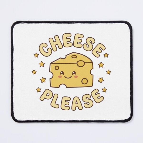 Item preview, Cheese Please - Cute Kawaii Funny Foodie designed and sold by raedattia.