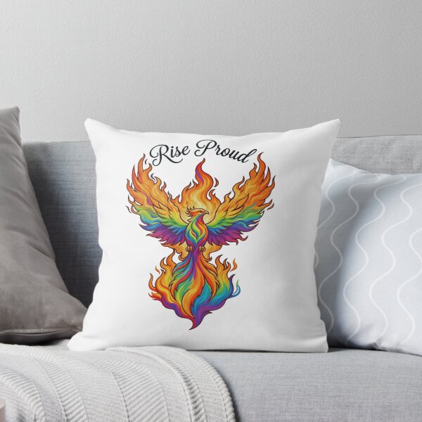 Item preview, Rise Proud - Rainbow Phoenix Pride Illustration designed and sold by DesignsCreative.