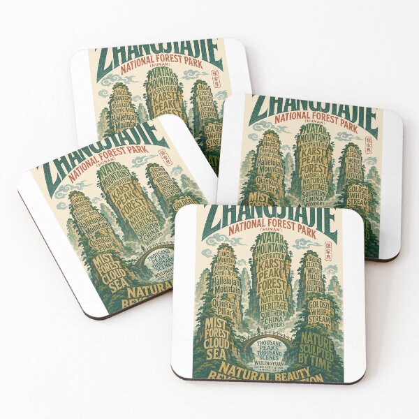 Item preview, Zhangjiajie National Forest Park Wulingyuan Hunan China Stone Pillars designed and sold by StampMyPassport.