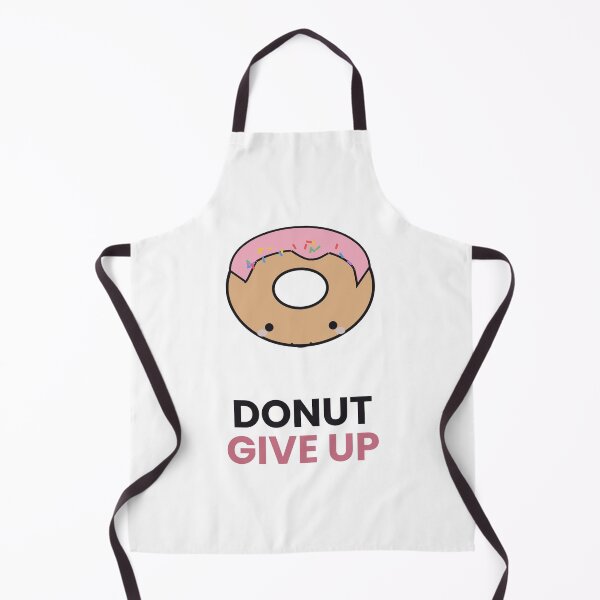 Item preview, Donut Give Up Funny Motivational Pun Sticker designed and sold by QuirkyCartel.